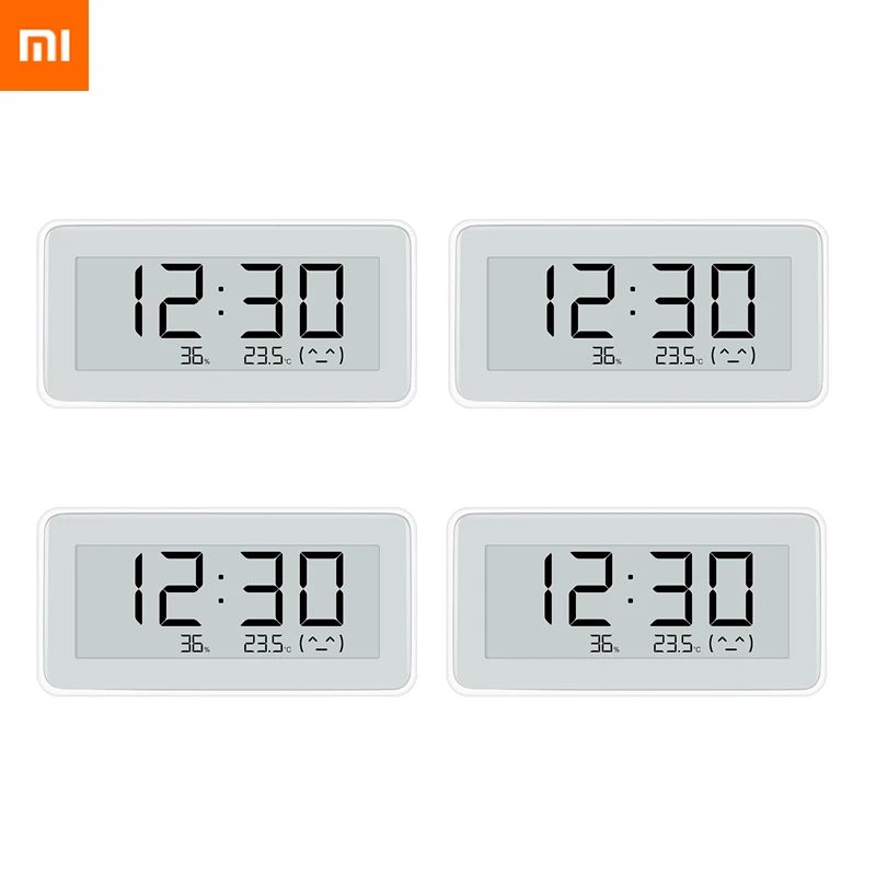Беспроводные цифровые часы Xiaomi Mijia BT4.0 умные для помещения и улицы гидрометр
