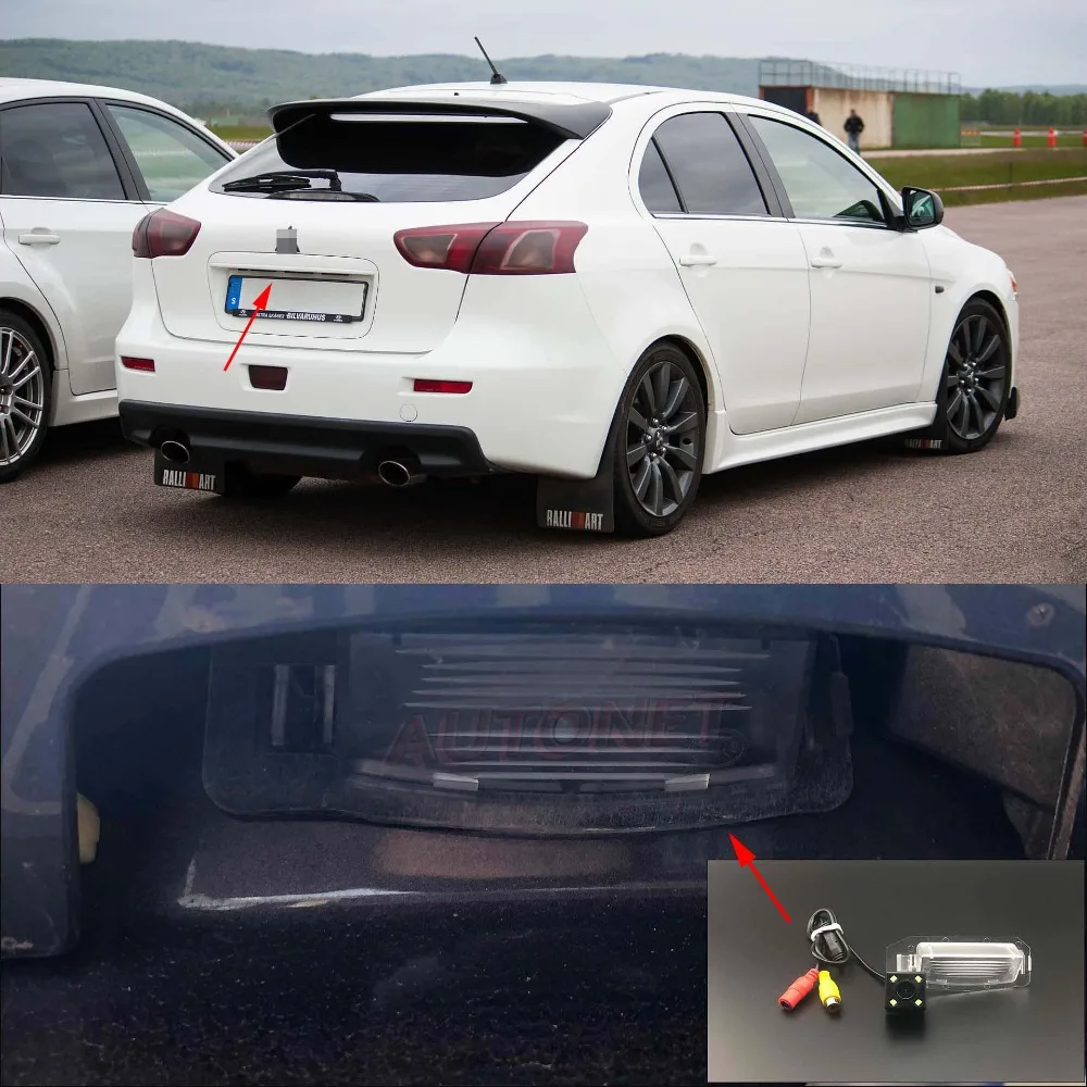 Фото Камера заднего вида с ночным видением для Mitsubishi Lancer Sportback 2008 ~ 2017 2011 2012 №2