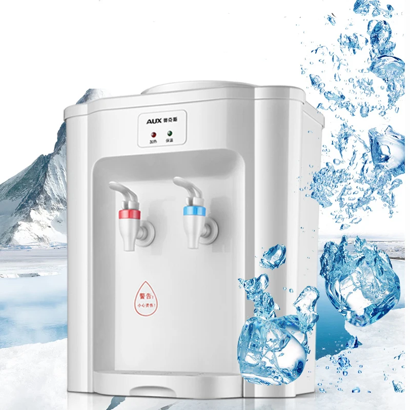 

Desktop Water Dispenser Small Household Refrigeration Mini Dormitory Student Desktop Ice Warm Vertical Hot and Cold WD02