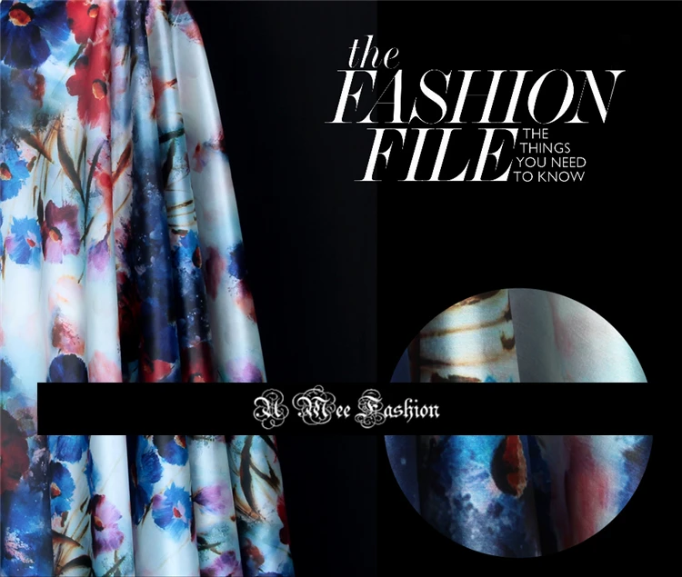 CNUM SO055 100% натуральная шелковая органза/на ощупь/цифровая ткань печатный