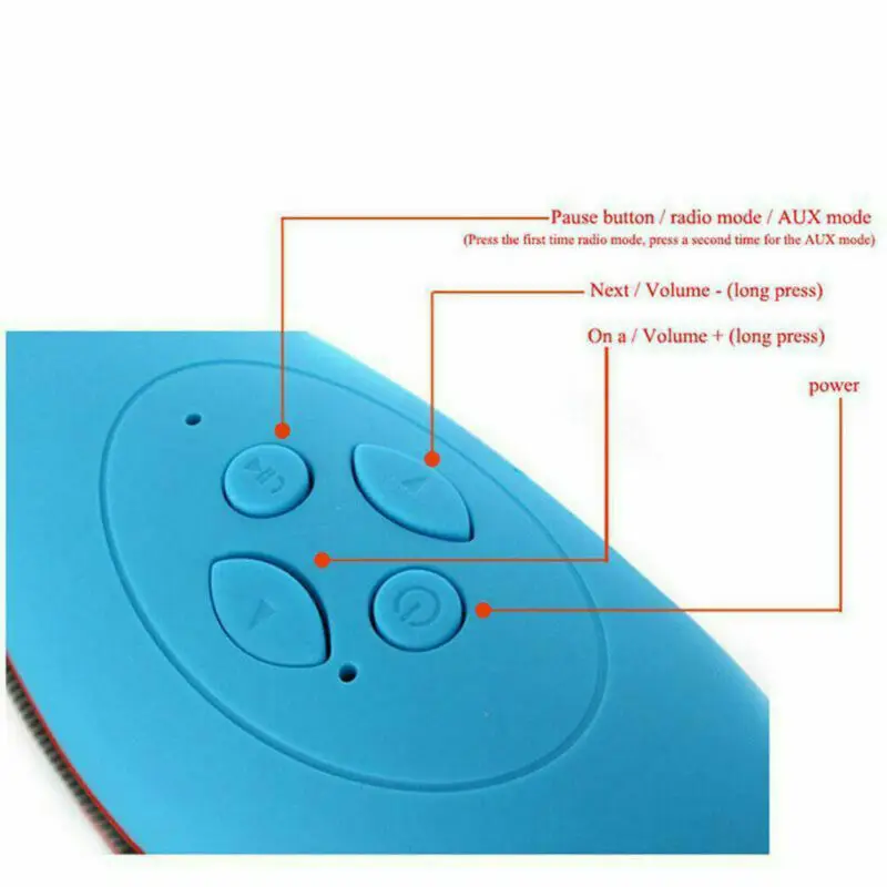 Новый беспроводной Bluetooth динамик портативный водонепроницаемый бумбокс Hi Fi