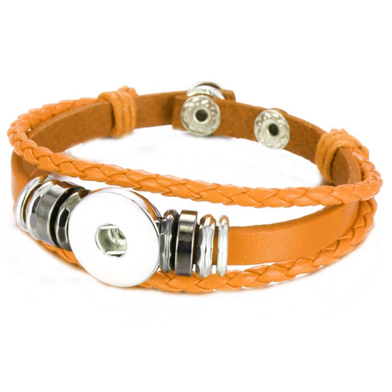 Браслет с кнопками застежками в стиле ретро 18 мм FG001|button bracelet|snap button braceletsnap jewelry |