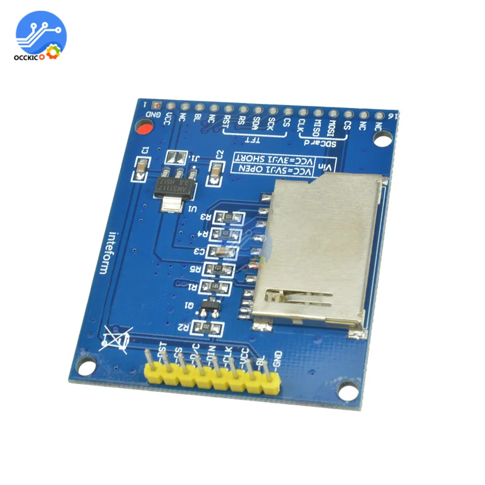 1 8 дюймовый TFT ЖК экран модуль SPI серийный 51 драйвер 4 IO Разрешение 128*160 для платы