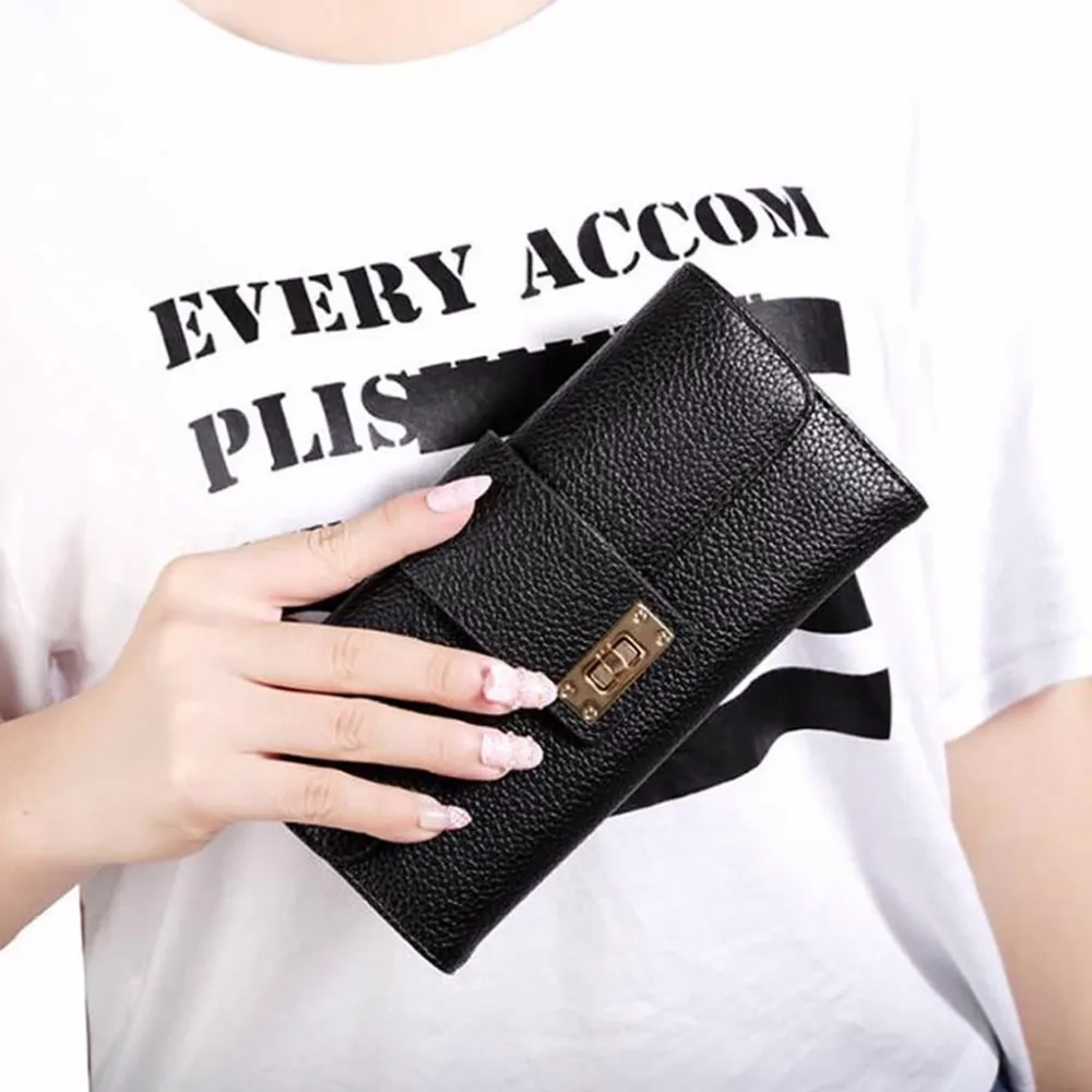 Продавать ниже себестоимости! Лидер продаж Женский двойной кошелек клатч