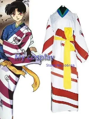 Аниме InuYasha Kagura косплей костюм для женщин японское кимоно Хэллоуина вечерние НКИ