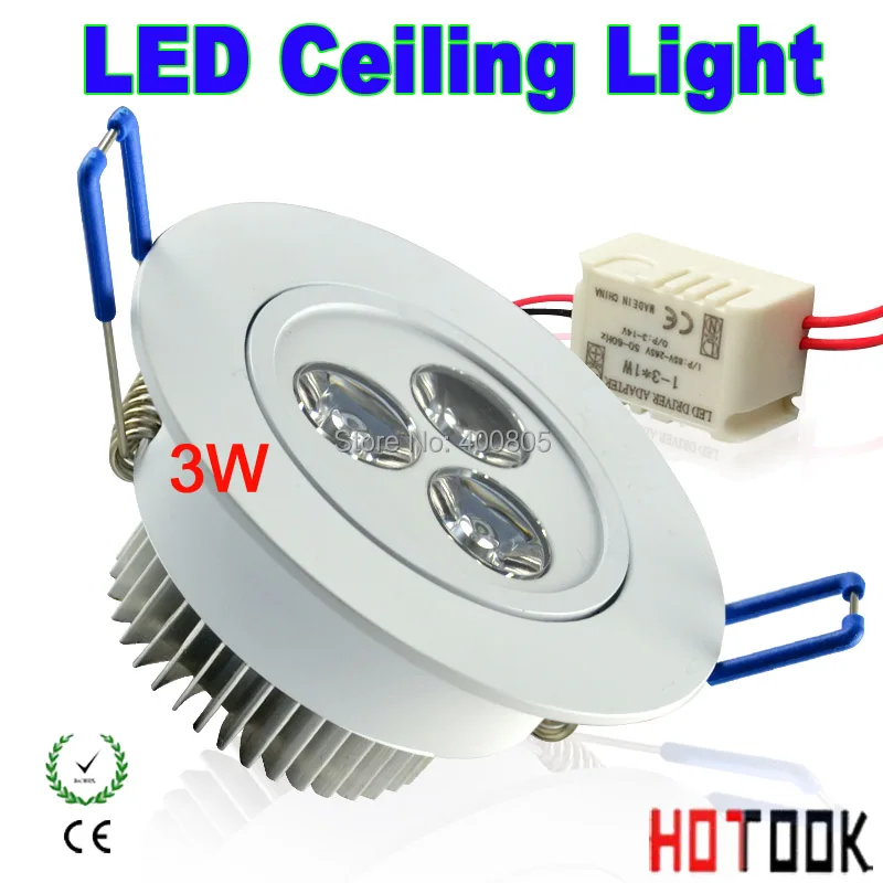 3 Вт/5 Вт/7 Вт/светодиодный потолочный светильник Встраиваемые потолочные