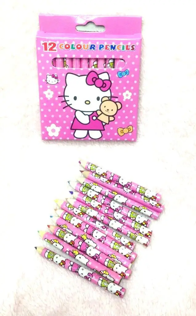 6 компл. 72 шт. привет студентов котенок дерево карандаш канцелярские школьные