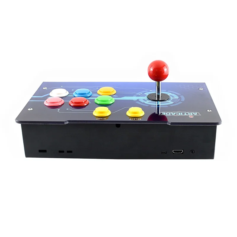 

Cdragon Arcade Joystick Acrylic Diy Fighting Stick Retro Game Console All In One 64G Raspberry Pi 3B 14000 Games