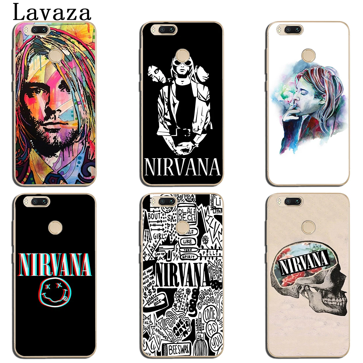 Чехол для телефона Lavaza Nirvana Kurt Cobain Xiaomi MI 9 9T A3 Pro CC9 CC9E 8 SE A2 Lite A1 pocophone f1 6 6X 5S 5X MAX 3 |