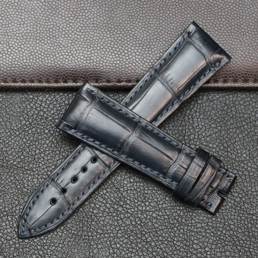 Ремешок для часов SAUPPO ремешок из кожи крокодила lancpain Villeret 6606 20 мм 22 | Наручные часы