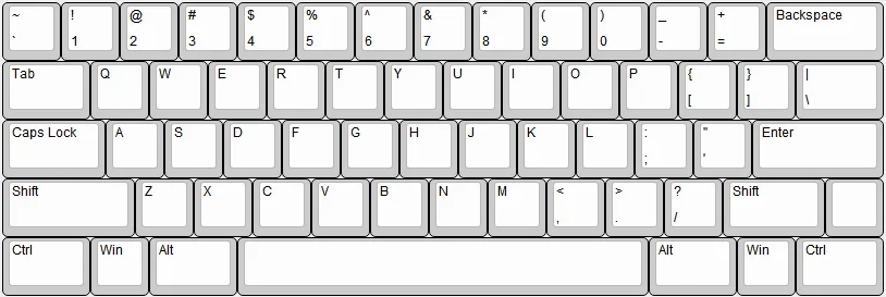 Предварительно припаянная сатана GH60 печатная плата OK60 Underglow RGB программируемая DIY механическая клавиатура покер 2 Чистый HHKB
