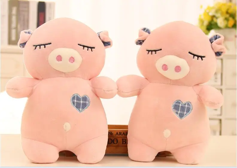 Новые детские/Детская Прекрасный 23 см свинья чучела Игрушечные лошадки