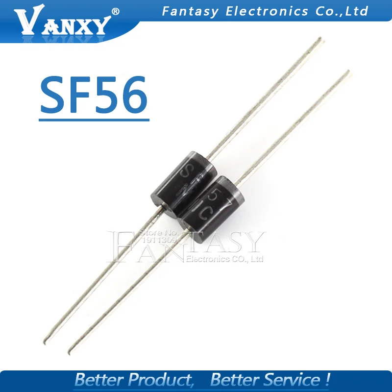 Выпрямительный диод SF56 5 А 400 В DO 27 20 шт.|rectifier diode|diode 5a5a diodes |