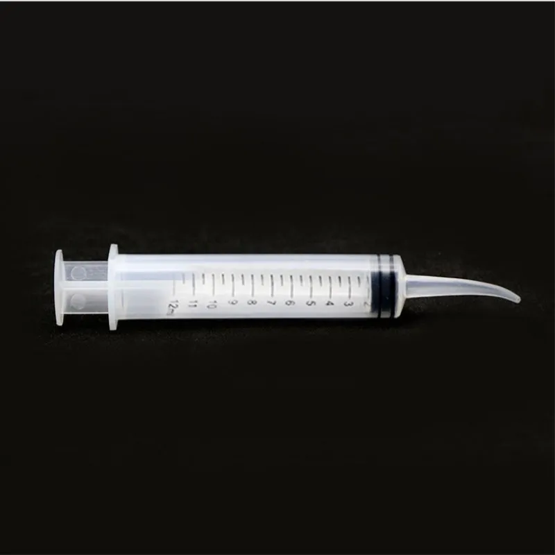 12 мл 10 шт Одноразовый стоматологический оросительный шприц с прозрачным