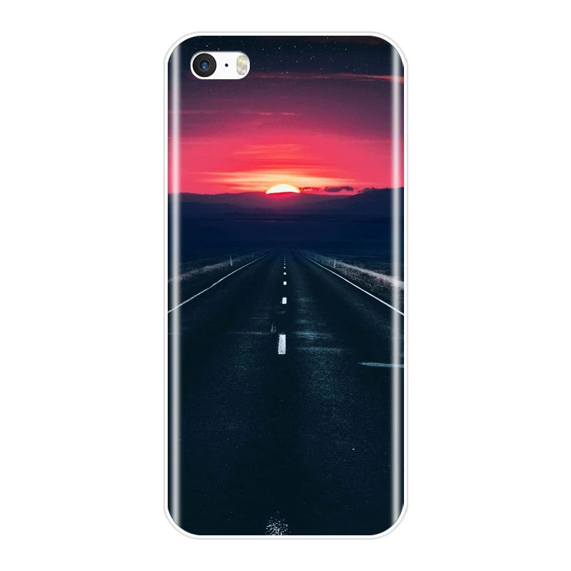 Чехол для телефона Apple iPhone 5C 5S SE 5 S мягкий силиконовый чехол с подсолнухом солнцем