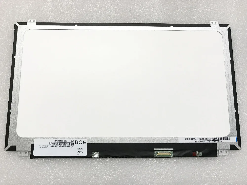 15 6 дюймовый светодиодный ЖК экран FRU P/N 5D10K18374 NV156FHM N46 1920x1080 FHD eDP 30pin IPS матовая