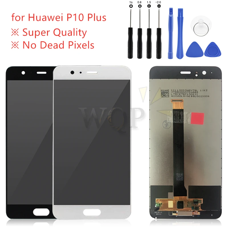 

100% протестированный для Huawei P10 Plus ЖК-экран + сенсорная панель дигитайзер с рамкой Белый/Черный Бесплатная доставка