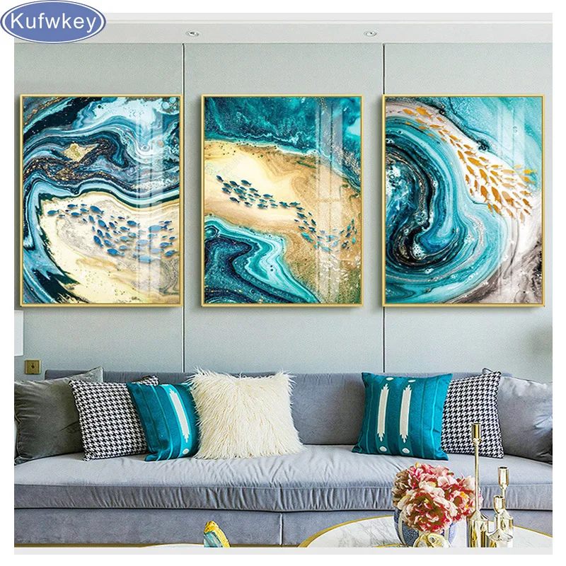 

fantasy Diamond Painting triptych Simple,abstract and extravagant Mosaic square Resin picture diamond Embroidery Mosaic 3D arts