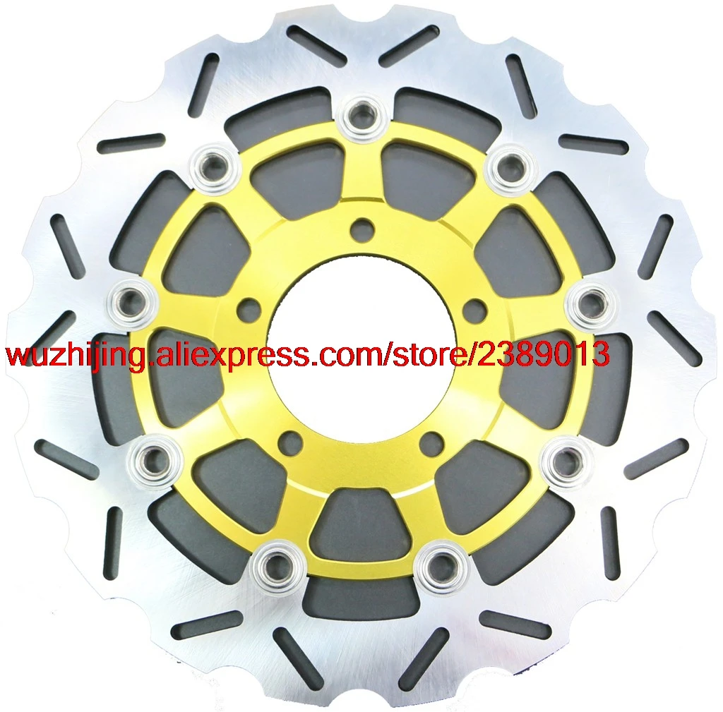 Тормозной диск ротора подходит для KAWASAKI VERSYS: 650 2007- 1000 2012- ABS 1000& up/ZX10R ZX-10R 1000 2004-2007 - Цвет: Темно-серый