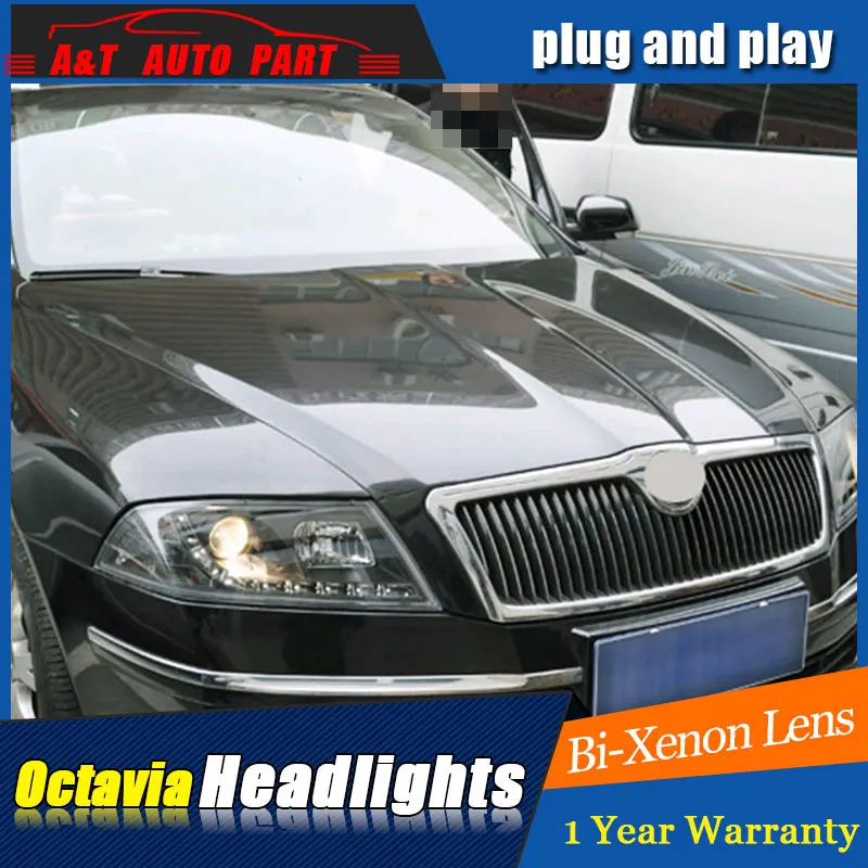 Автостайлинг светодиодный ная фара для Skoda octavia светодиодсветодиодный фары 2007-2009