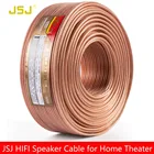 JSJ 6 метров 16GA 300 нитей 2*1,18 мм DIY HIFI OFC прозрачный громкий динамик провод кабель для домашнего кинотеатра DJ система автомобиля высокого класса