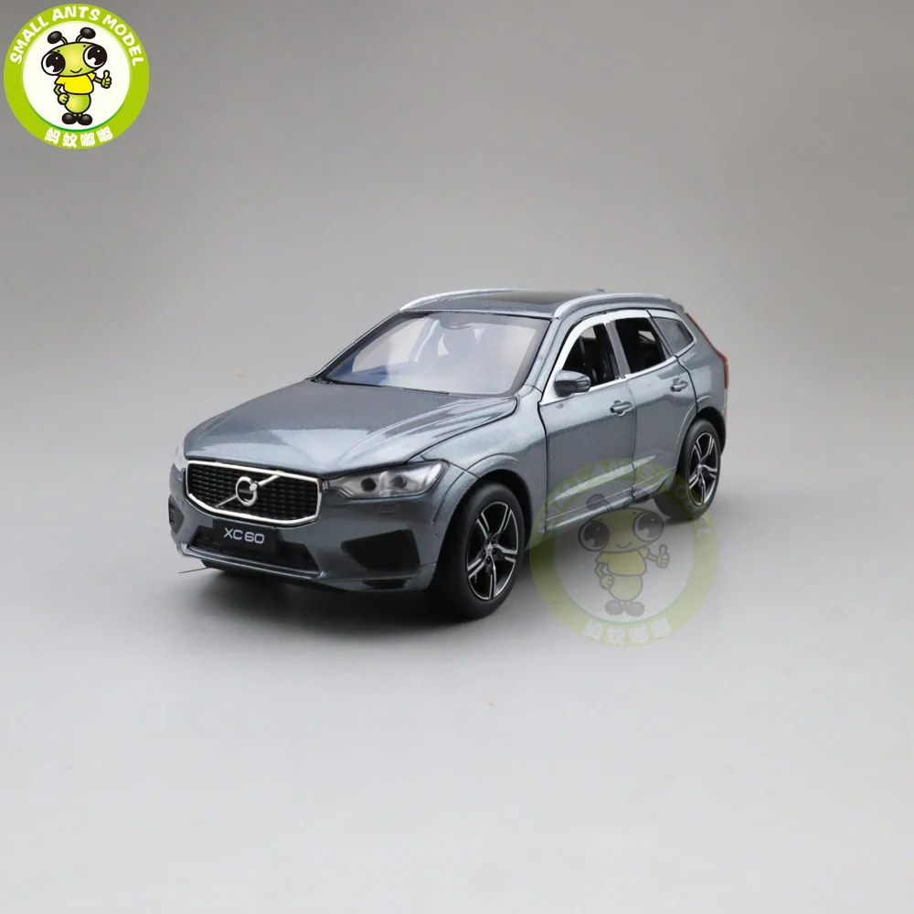 1/32 JACKIEKIM все новые Volvo XC60 литая модель автомобиля игрушка джип для детей Подарки для мальчиков девочек звуковое освещение Вытяните назад