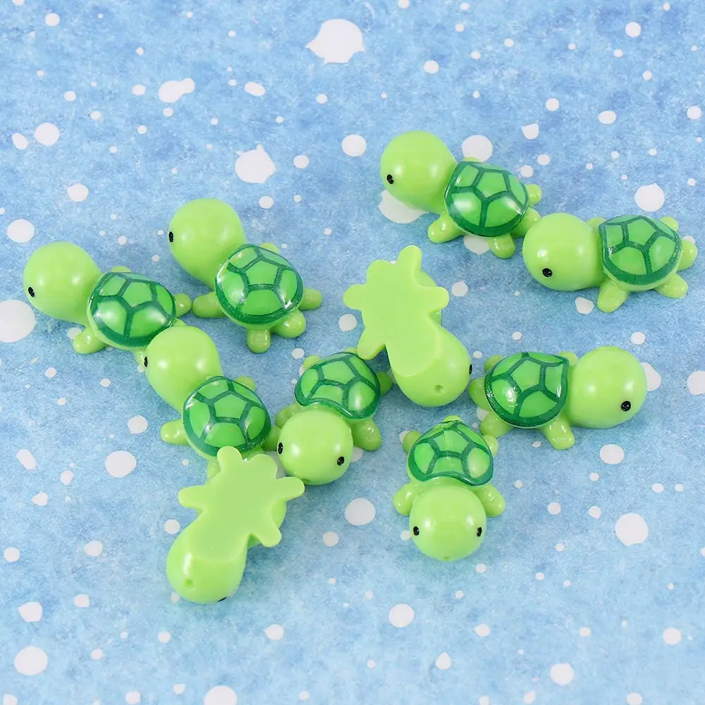 

10Pcs Mini Turtle Miniature Figurines Dollhouse Bonsai Garden Micro Landscape Decor Fairy Garden Miniatures Dropshipping