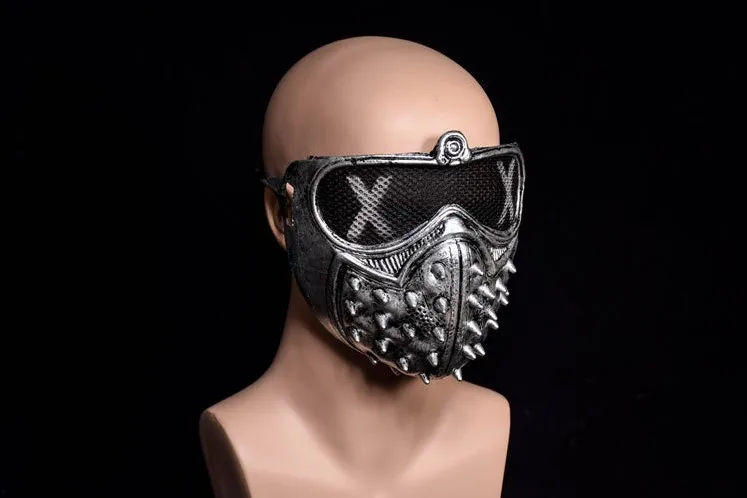 Новинка 2019 маска на Хэллоуин в стиле панк дьявола персональная с заклепками для