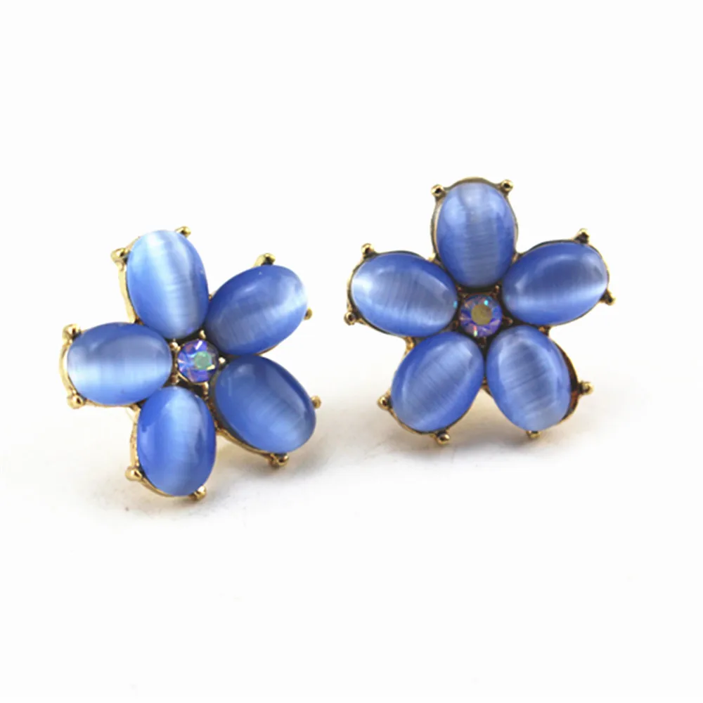 Бесплатная доставка модные новые женские ювелирные изделия небесно-голубой