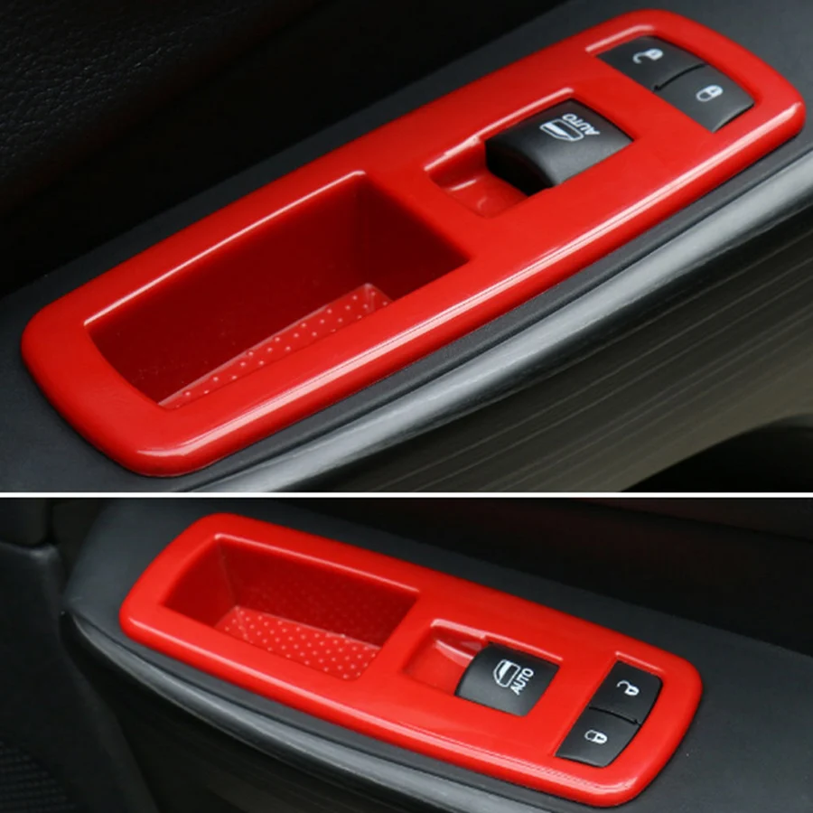 4 шт./компл. кнопки переключения стеклоподъемника декоративная рамка крышка