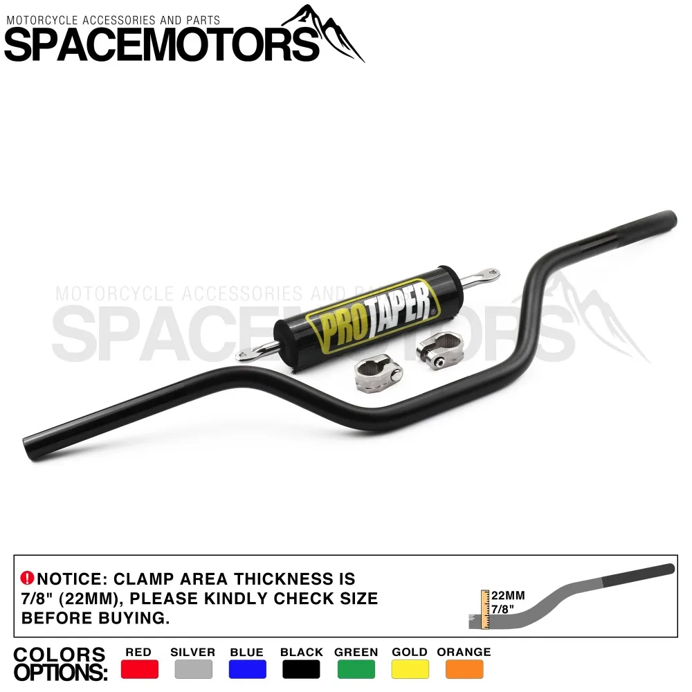 Pro Taper 22 мм* 750 мм руль для мотокросса dirt pit bike stunt irbis ttr250R XR XR-L CR CRM CRF CR-L 50 80 125 230 250