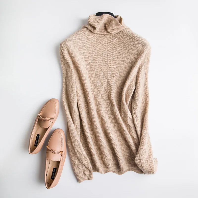 2020 Cashmere Turtleneck Sweaters and Pullovers for Women Warm Fluffy Autumn Winter Jumper Female Brand Sweater | Женская одежда