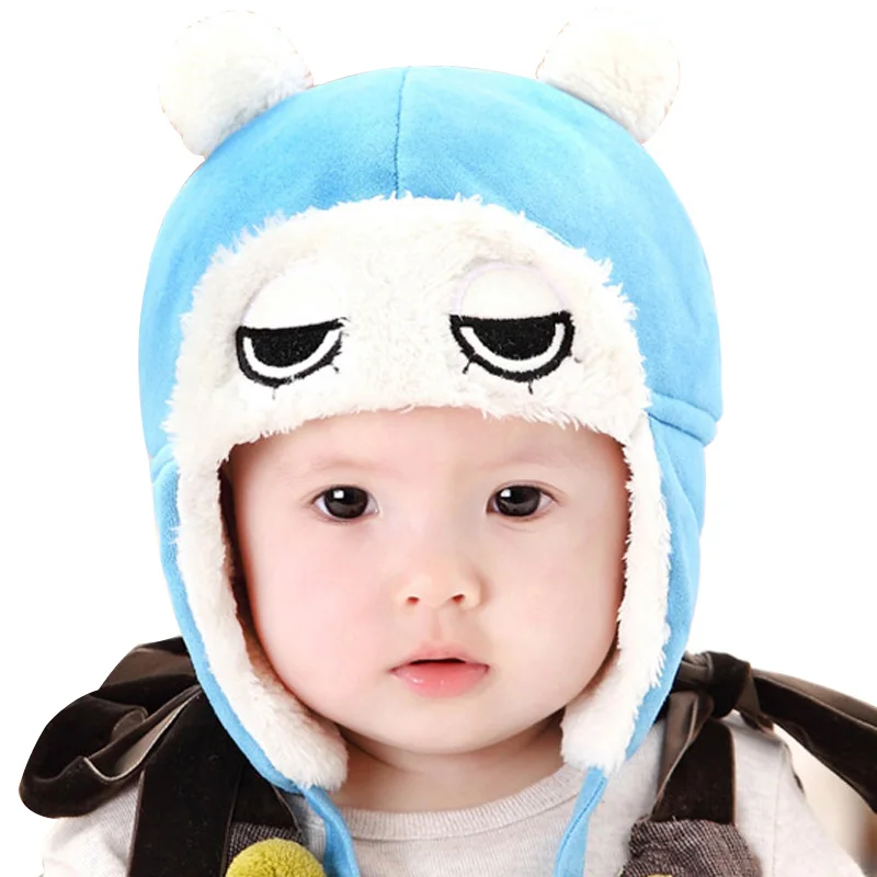 Kids Bomber Hat for Boys Girls Cartoon Owl Style Winter Baby Cap Very Warm Soft Feeling Fits 1 to 4 Years Children | Детская одежда и