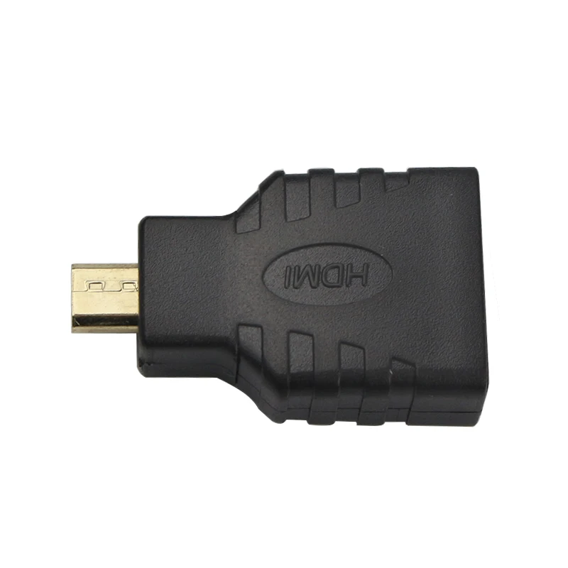 Адаптер 1080P Micro HDMI совместимый адаптер папа мама Золотой удлинитель конвертер для