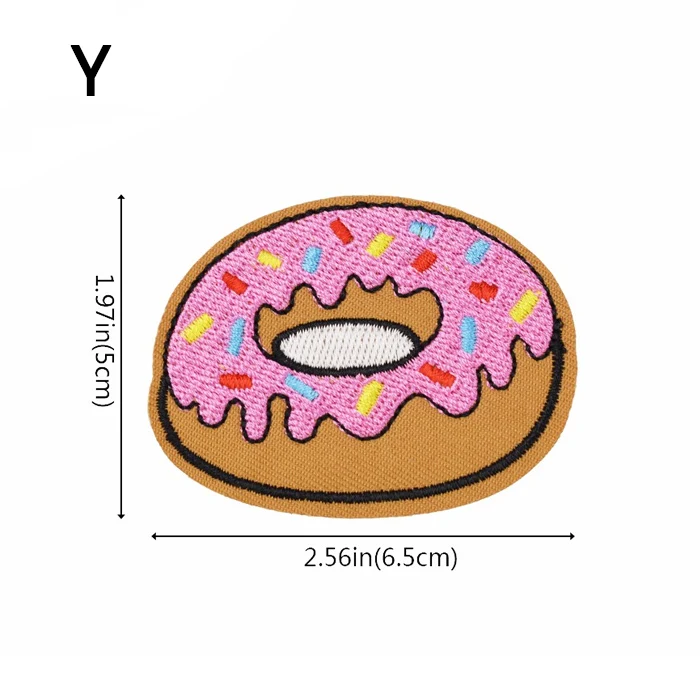 1 шт. нашивки для одежды Животные Продукты НЛО значок нашивка железная полосатая одежда куртка рюкзак вышивка аппликация аксессуары - Цвет: Y