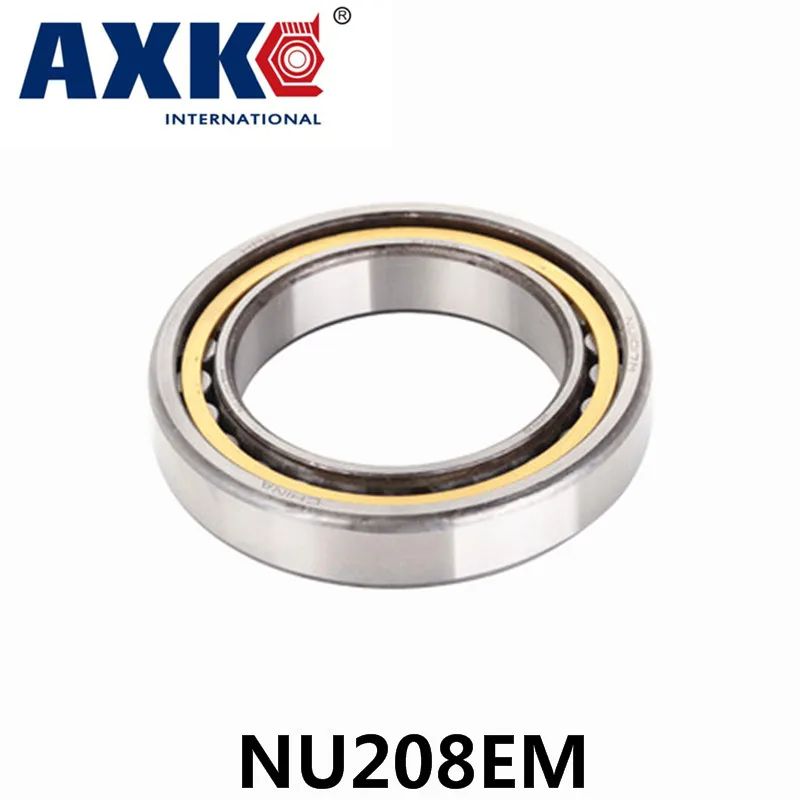 Подшипник Axk Nu208em цилиндрический роликовый подшипник 40*80*18 мм|bearing bearing|bearing roller