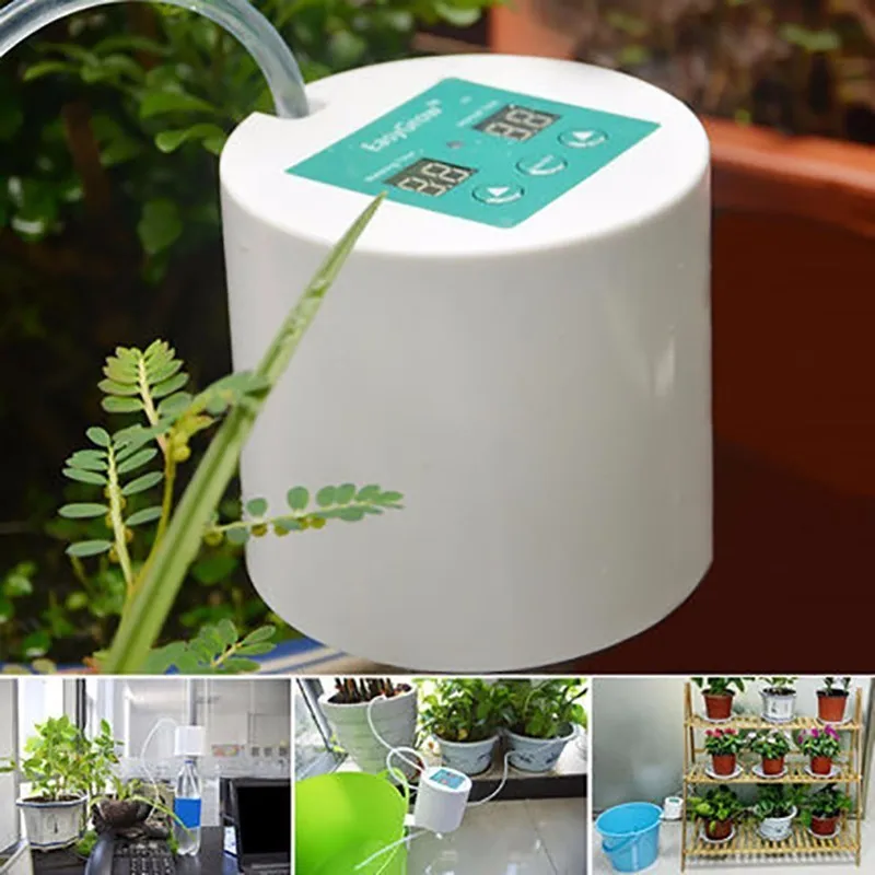 Intelligent Garden Succulents Rechargeable Automatic Watering Device Potted Plant Drip Irrigation Timer System Watering Kits
