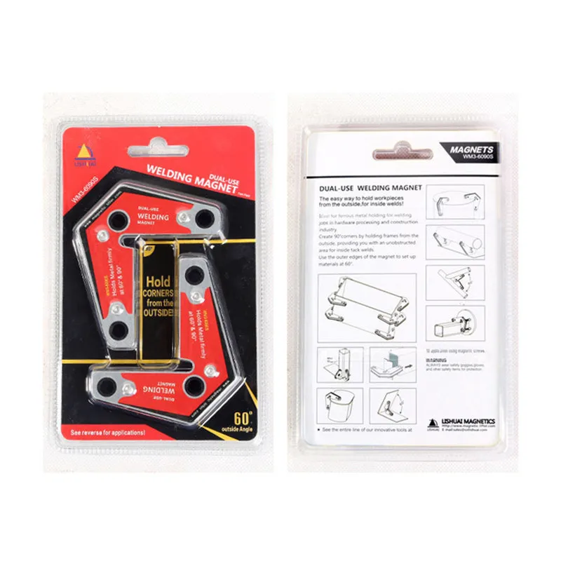 2 шт./компл. прочный двойной магнитный держатель/Угловые сварочные