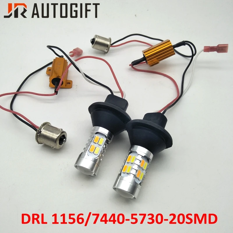 DRL S25 1156 BA15S BAU15S T20 7440 WY21 5630 20 SMD указатели поворота и дневные ходовые огсветильник 2