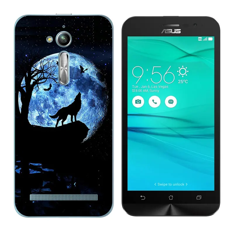 for Asus Zenfone Go ZB500KL ZB500KG Soft Case zenfone Silicon Cover Expression Printing ZB500kl |