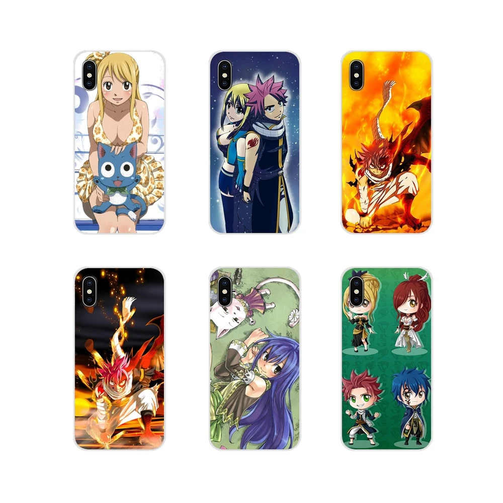 Прозрачный чехол из ТПУ для Xiaomi Redmi 4A S2 Note 3 3S 4 4X5 Plus 6 7 6A Pro Pocophone F1 Hot Anime Manga Fairy Tail Logo |