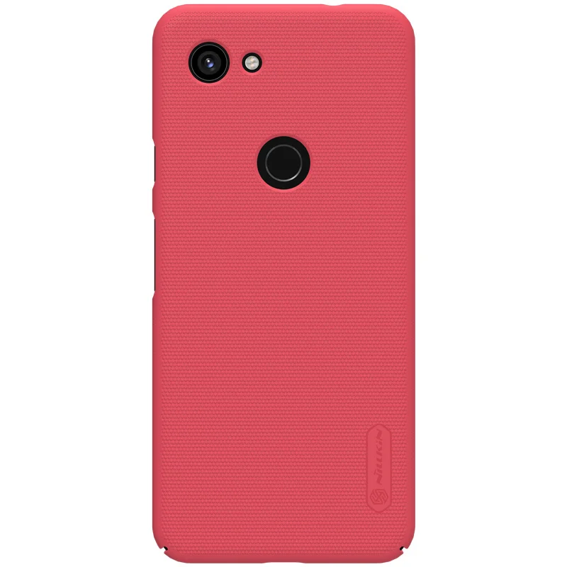 Красный Для Google Pixel 3a чехол-накладка глобальная задняя крышка для Google Pixel 3a супер матовый защитный чехол Pixel3a Nillkin чехол - Цвет: Красный