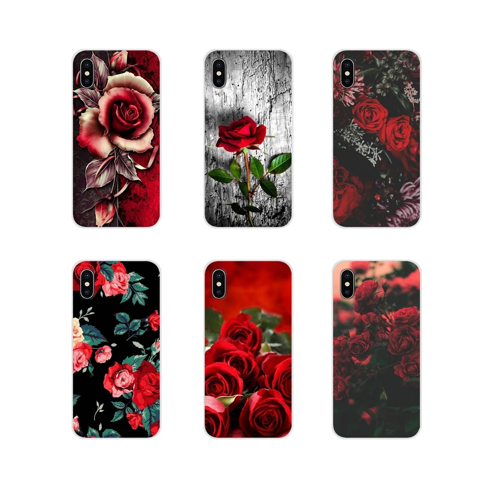 Accessories Phone Shell Covers Valentine's day roses flowers For Huawei P Smart Mate Honor 7A 7C 8C 8X 9 P10 P20 Lite Pro Plus |