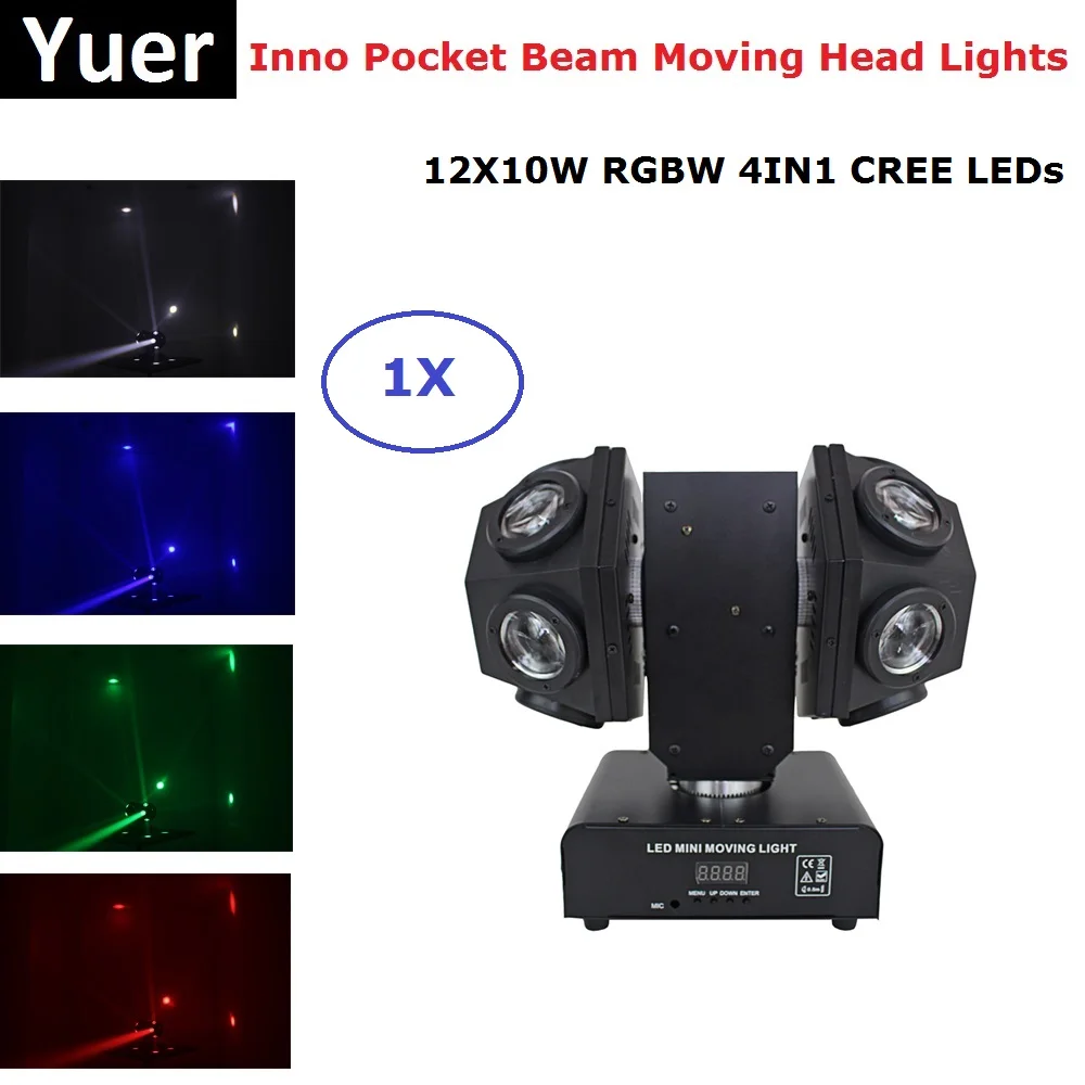 2019 новейшие 12X10W RGBW 4-в-1 светодиодные лучевые огни диско-огни DMX512 движущийся