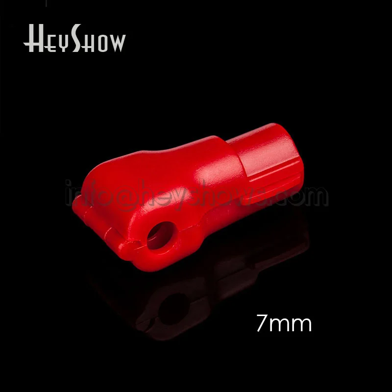 Red Dia 7mm 50 шт. EAS дисплей безопасности Крюк Стоп замок ловля Противоугонная для розничного магазина с 1 шт. магнитный деташер блокировщик - Цвет: Red Dia 7mm