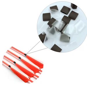 50 шт. тепловая трубка Hrink для стрельбы из лука индейки перо защитные стрелы DIY лук Охота