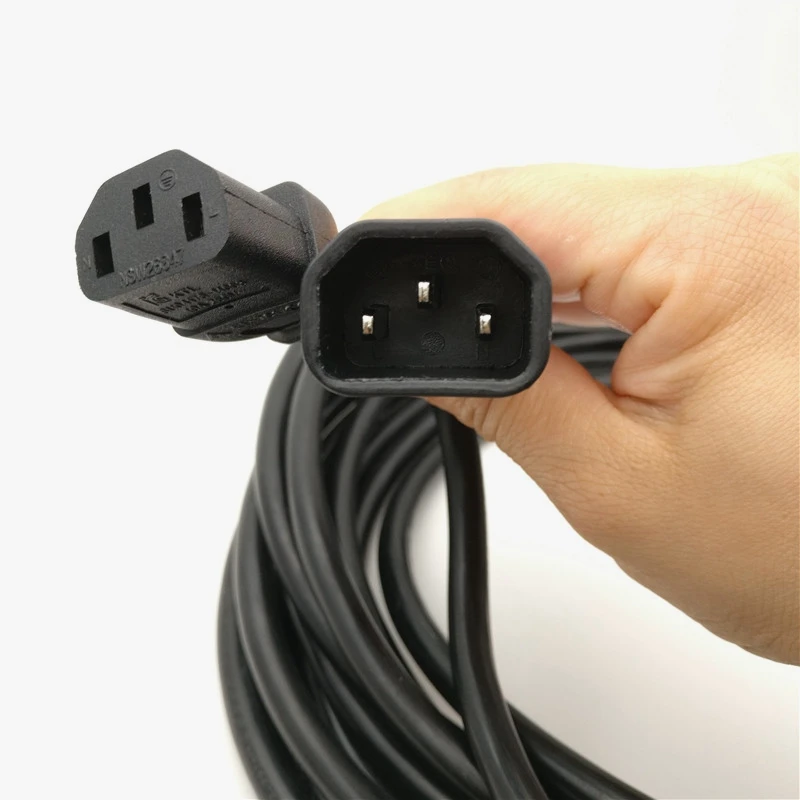 IEC 320 3 контактный C14 штекер к C13 разъем главный удлинитель питания кабель 5/7/10 м 3*1 5