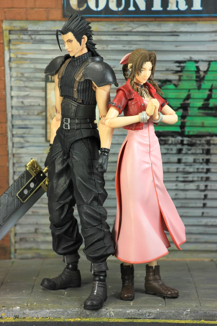 Оригинальные игрушки KAI Final Fantasy XV Zack Fair Aeris ПВХ фигурка Коллекционная модель игрушки 26 см