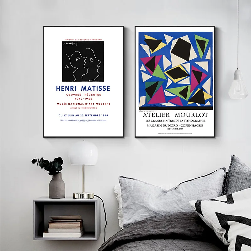 Абстрактный настенный постер Matisse в современном стиле Минималистичная живопись