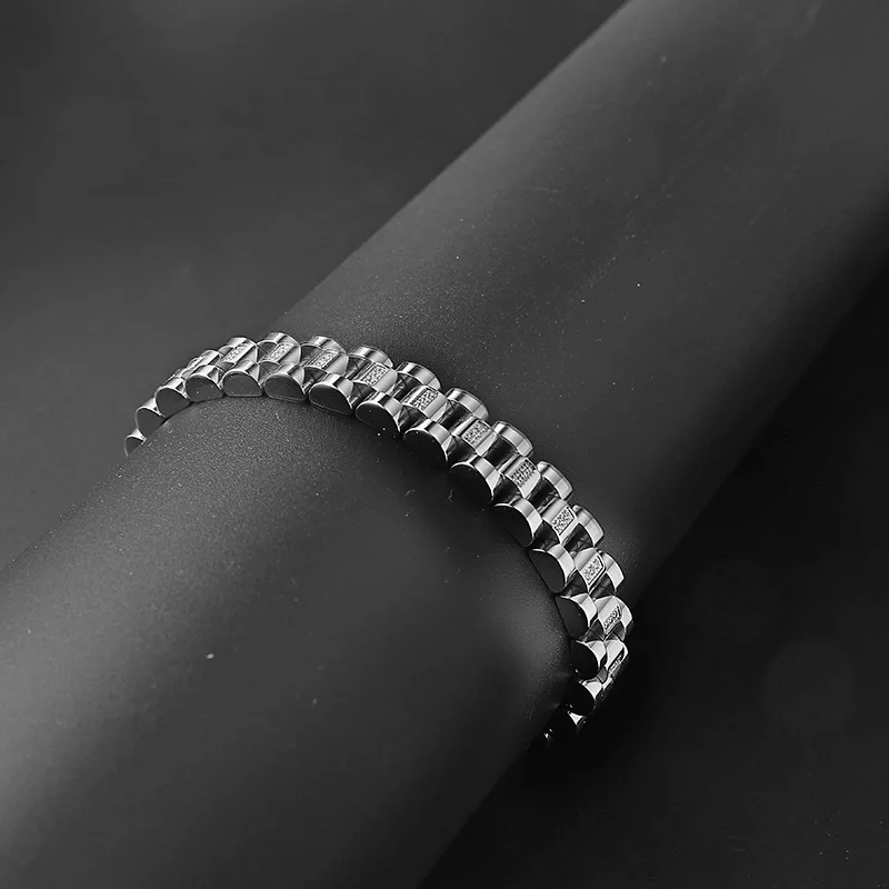 Мужской браслет женские ювелирные изделия Pulseira мужской трендовый золотой цвет